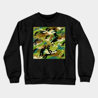 Army color Crewneck Sweatshirt